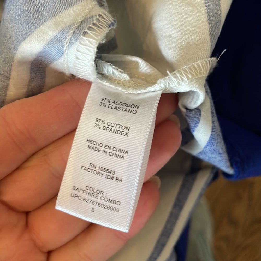 MILLY blue white stripe dress - Picture 10 of 14